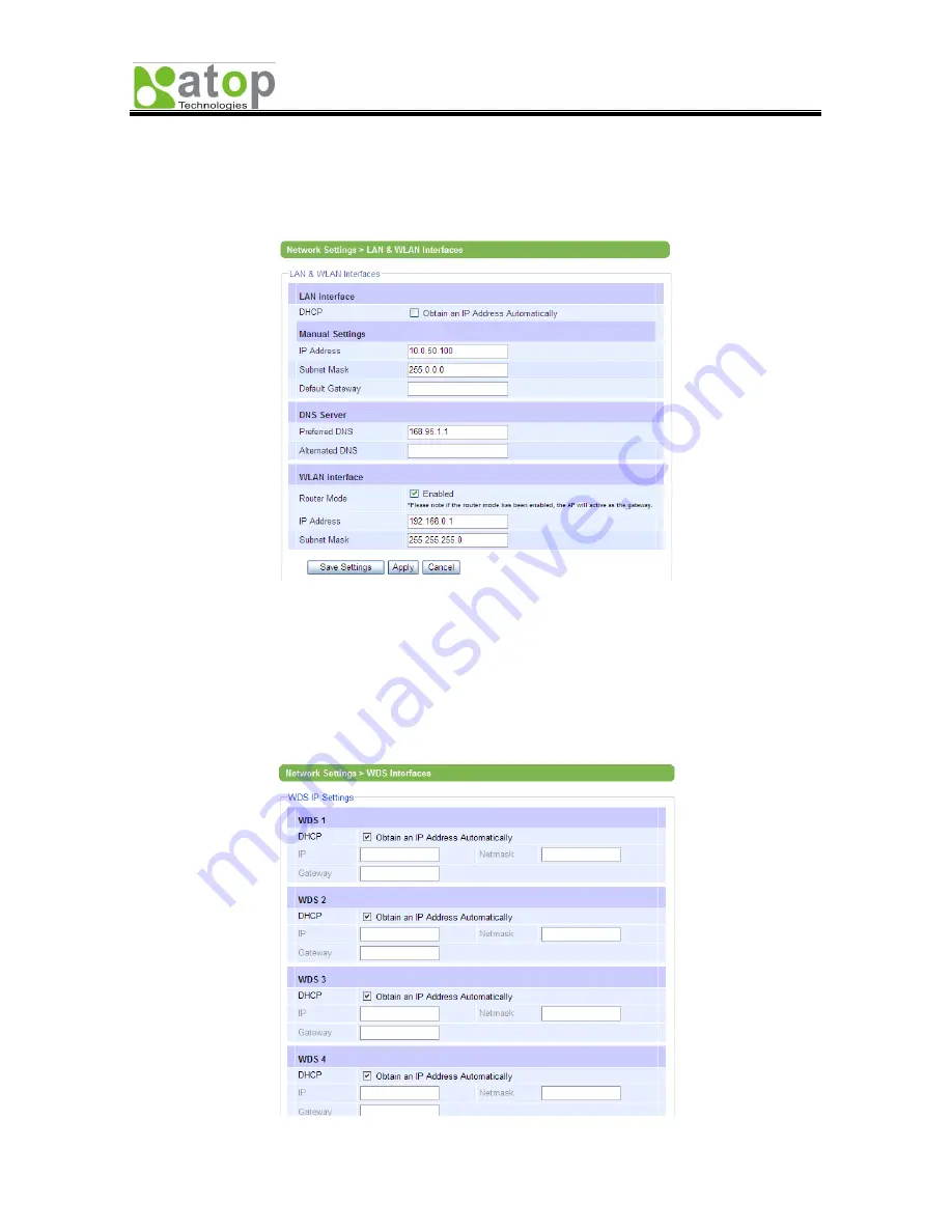 Atop ABLELink AW5300 Скачать руководство пользователя страница 48