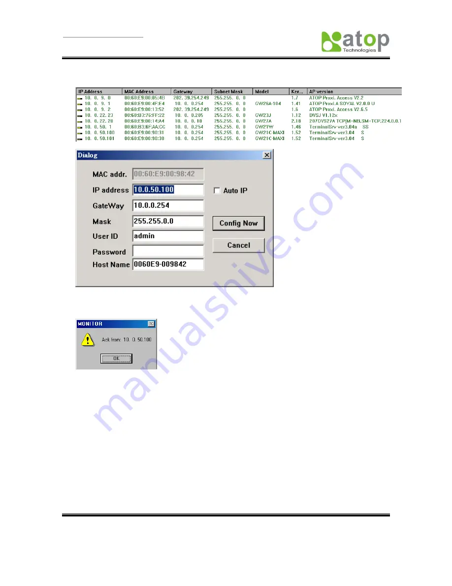 Atop ABLELink GW21R User Manual Download Page 53