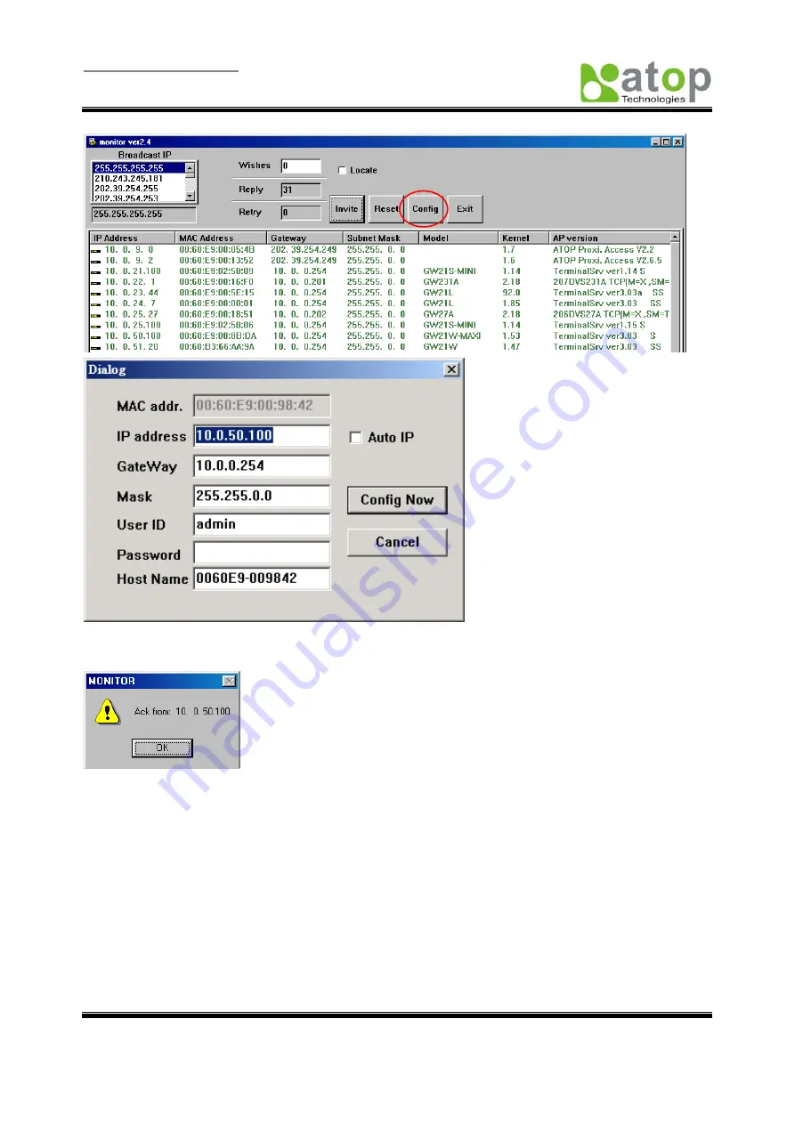 Atop ABLELink GW51W-MAXI Скачать руководство пользователя страница 62