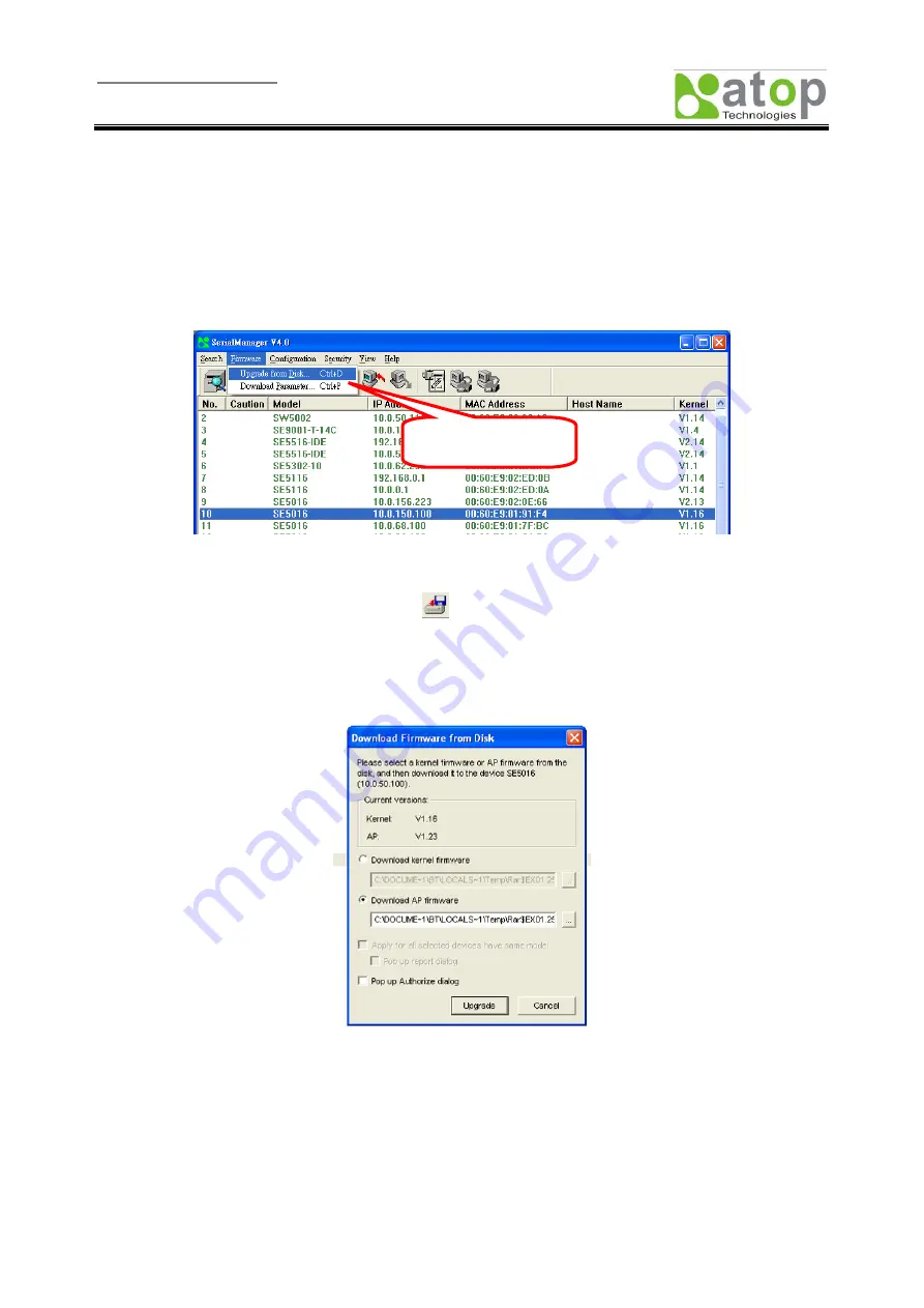 Atop ABLELink SE5408 User Manual Download Page 58