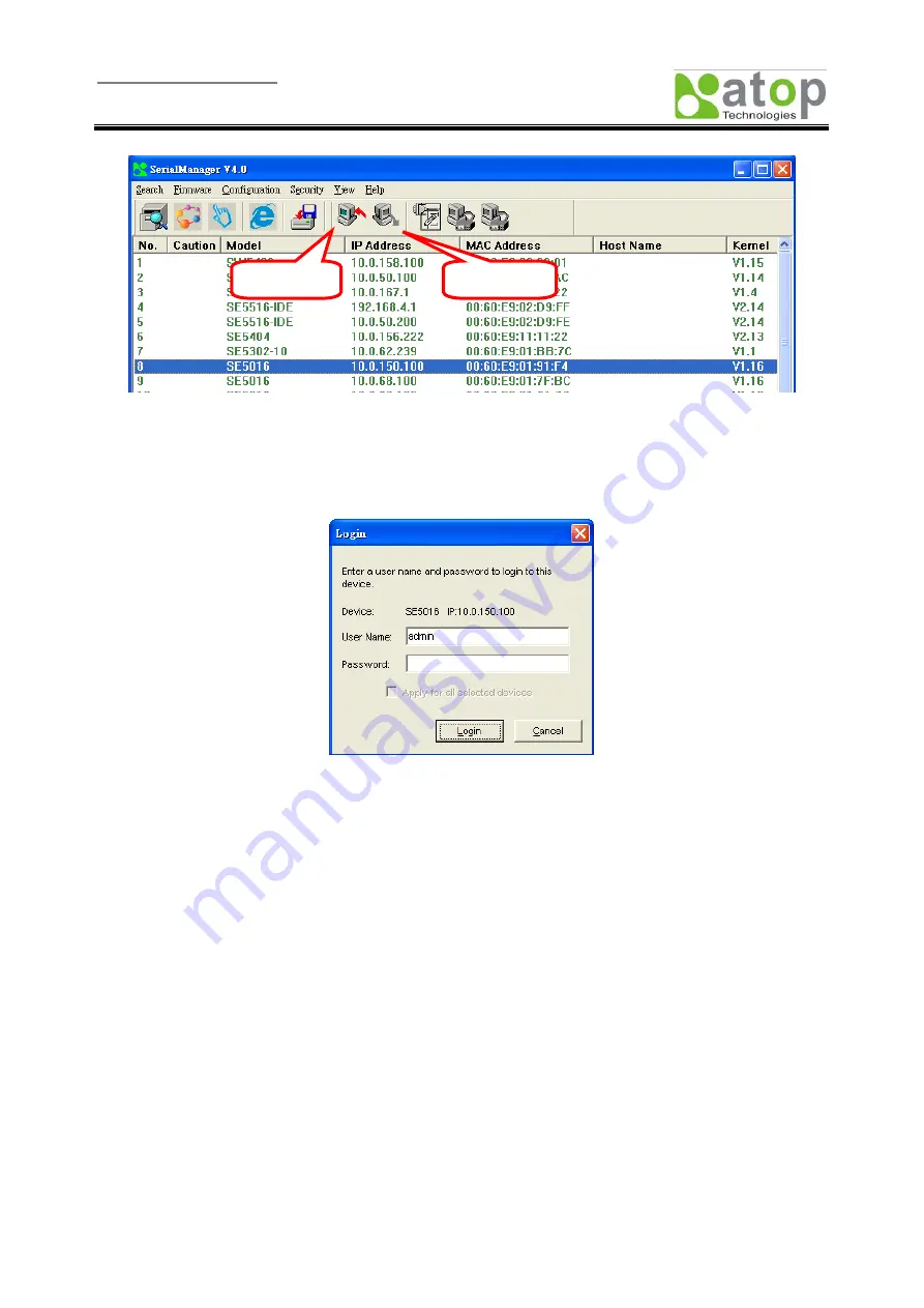 Atop ABLELink SE5408 Скачать руководство пользователя страница 59