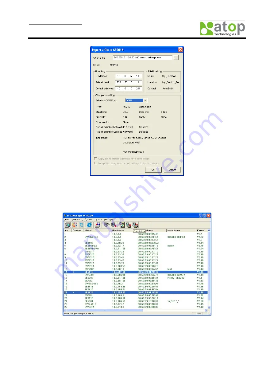 Atop ABLELink SE5408 Скачать руководство пользователя страница 64