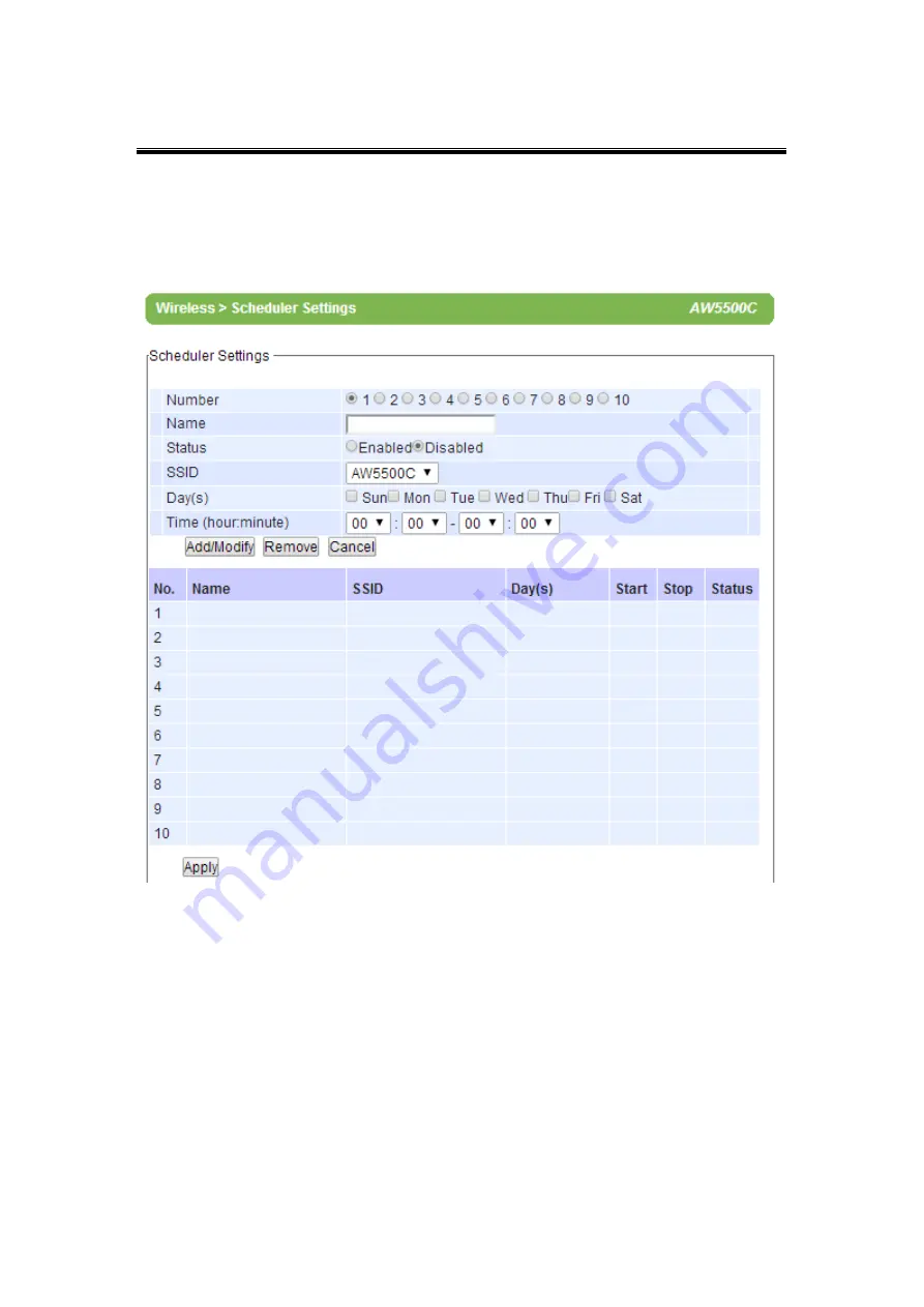 Atop AW5500C User Manual Download Page 43