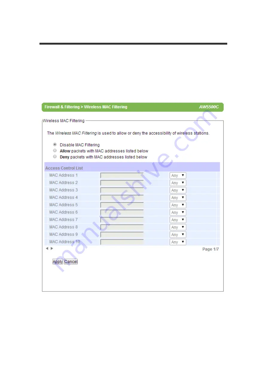 Atop AW5500C User Manual Download Page 54