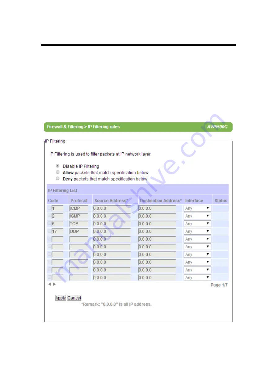 Atop AW5500C User Manual Download Page 56