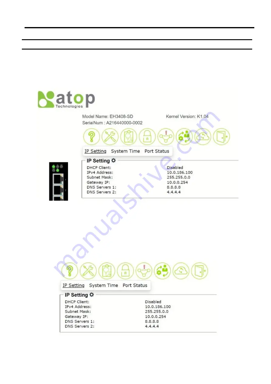 Atop EH3408ls User Manual Download Page 17