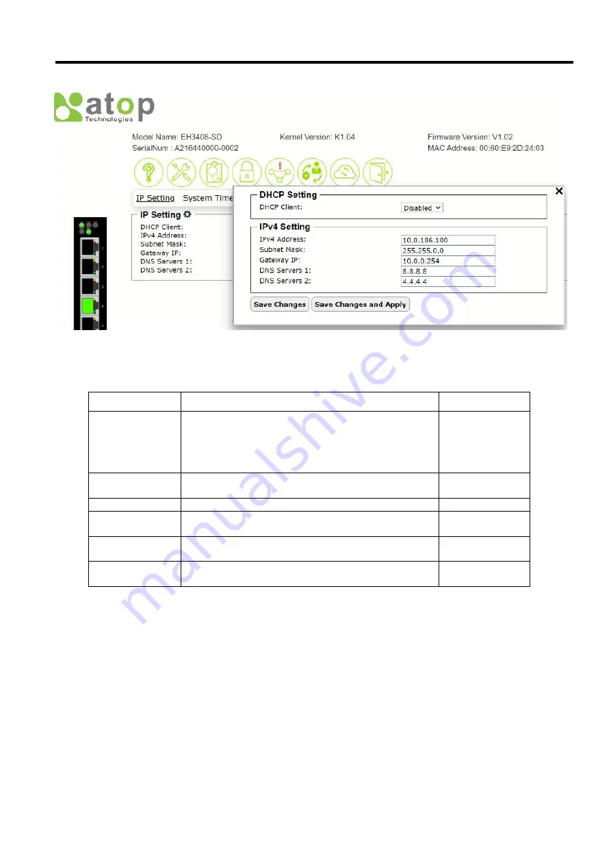 Atop EH3408ls User Manual Download Page 18