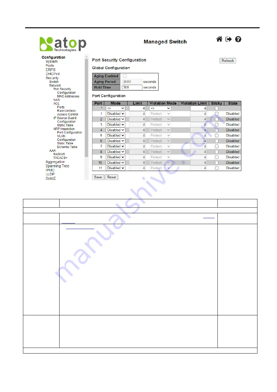 Atop EH9711 Series User Manual Download Page 57