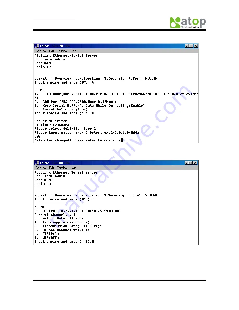 Atop GW21W-MAXI User Manual Download Page 19