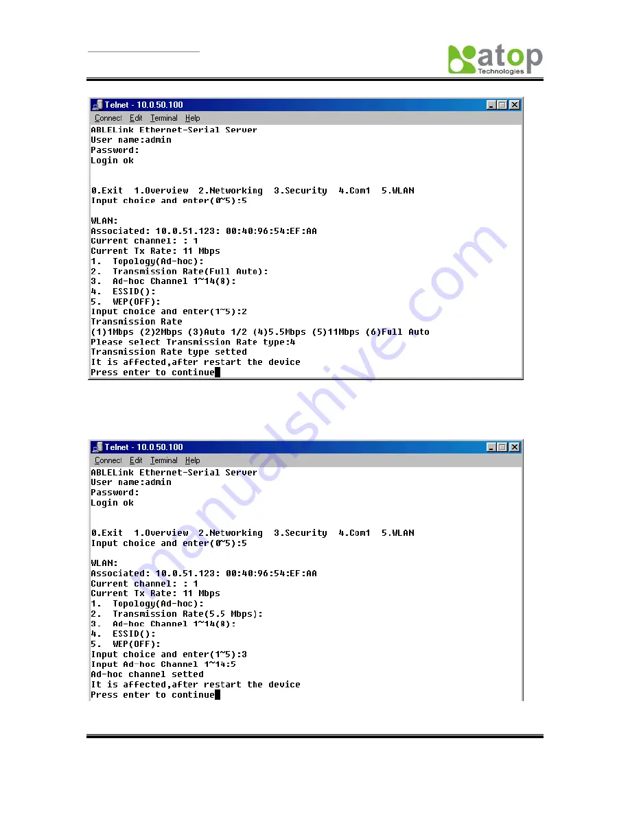 Atop GW21W-MAXI User Manual Download Page 21