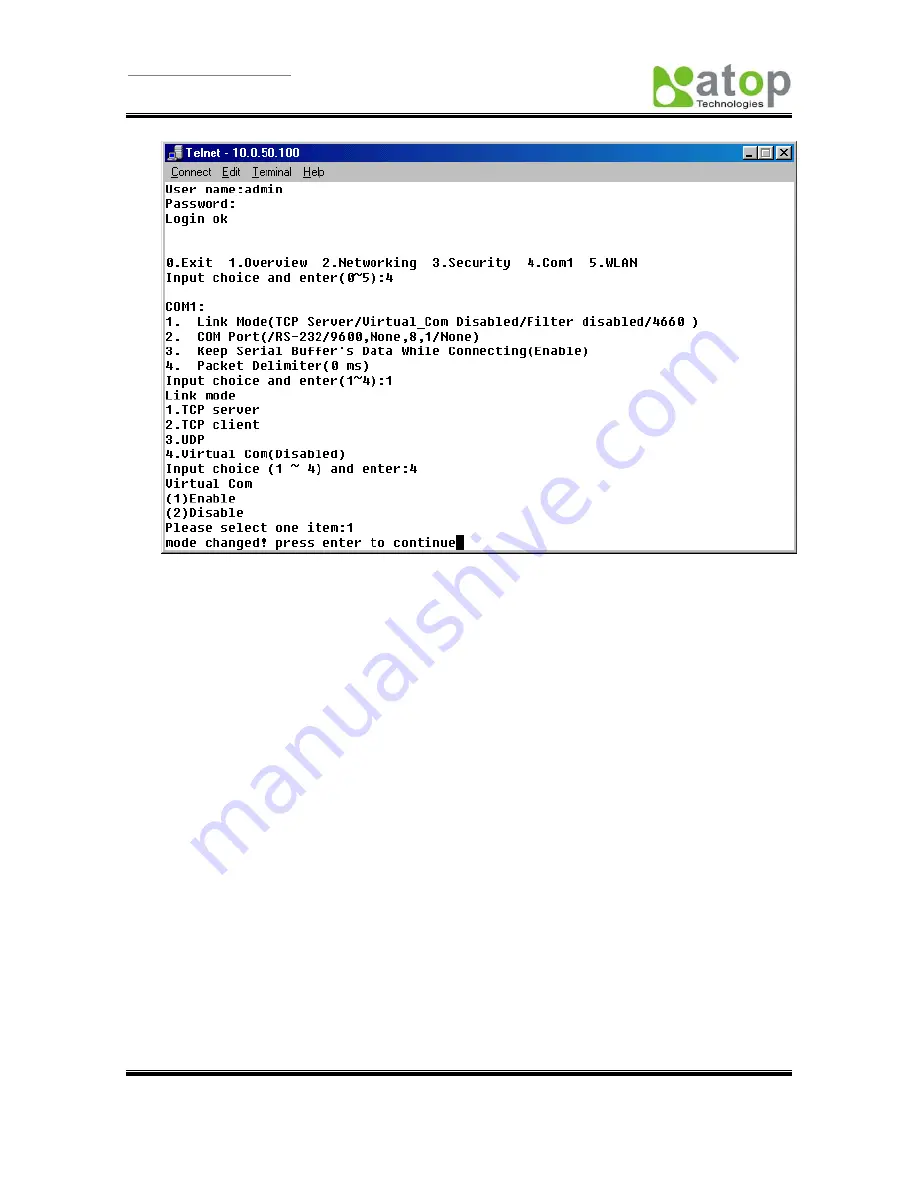 Atop GW21W-MAXI User Manual Download Page 33