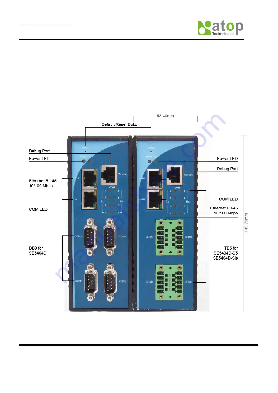 Atop SE5404D Series User Manual Download Page 13