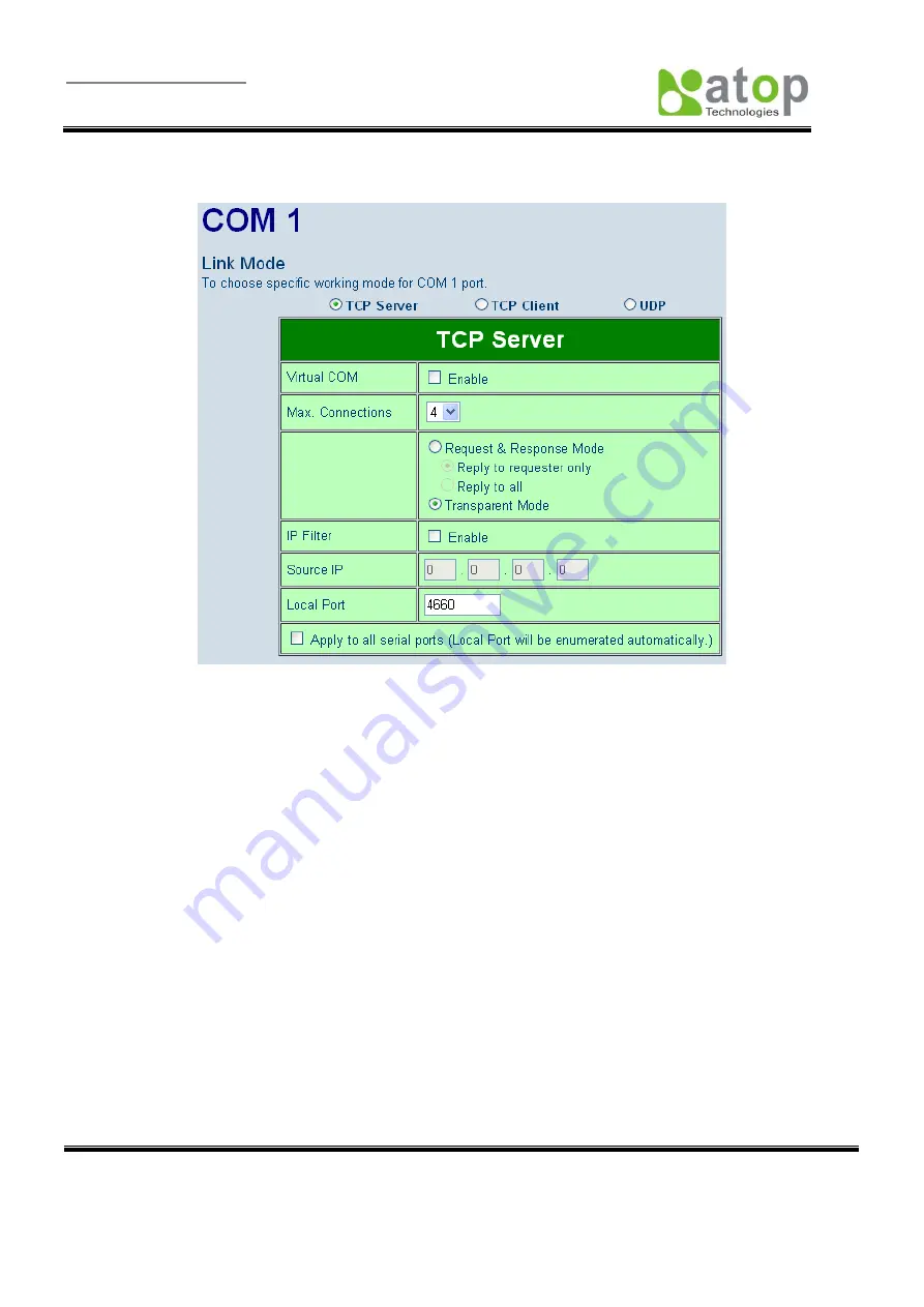 Atop SE5404D Series User Manual Download Page 37