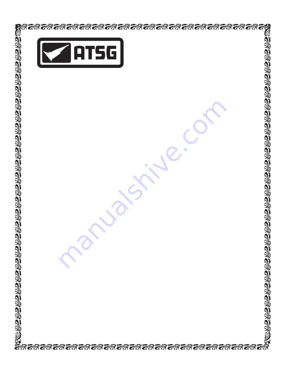 ATSG 722.6 Service Manual Download Page 1