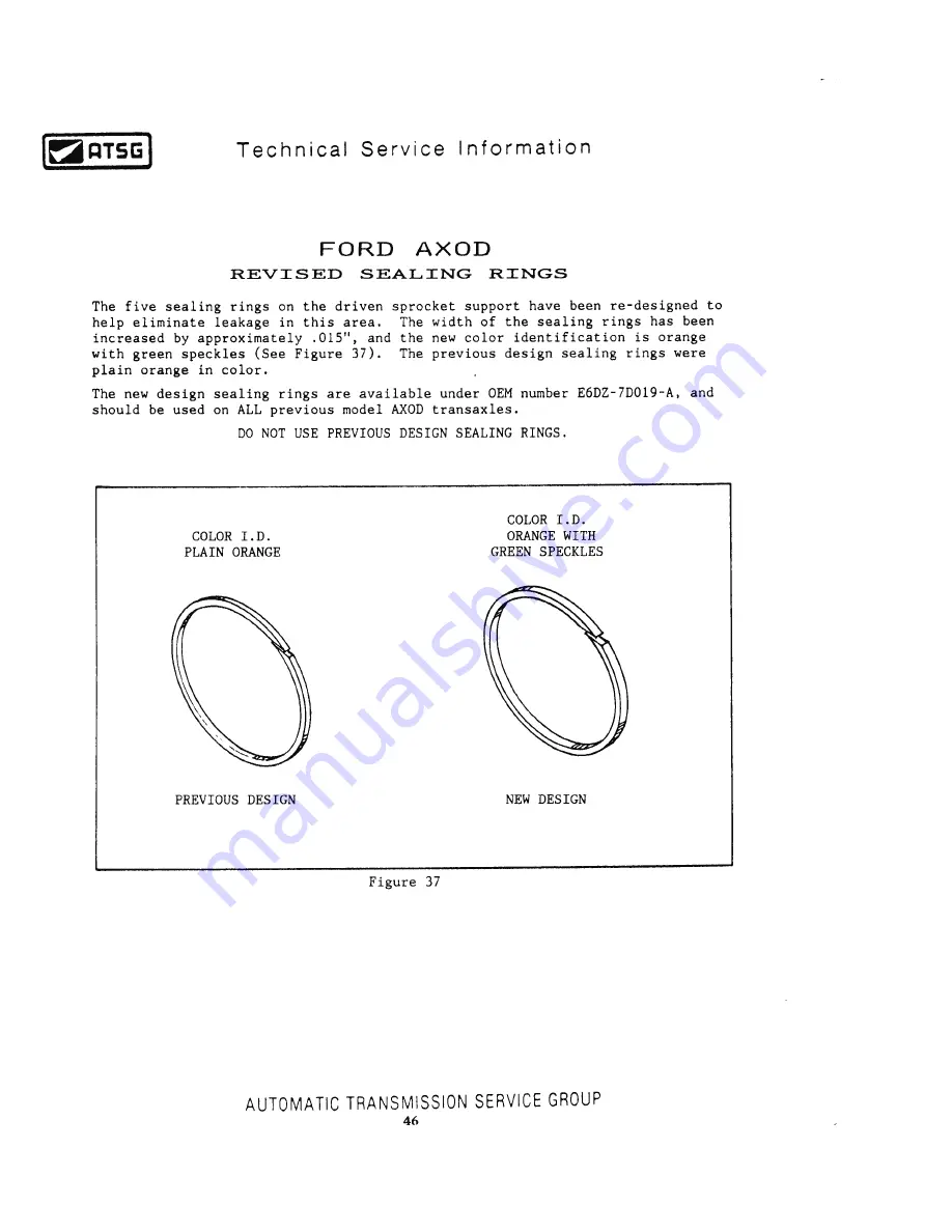 ATSG AX4S Update Handbook Download Page 46