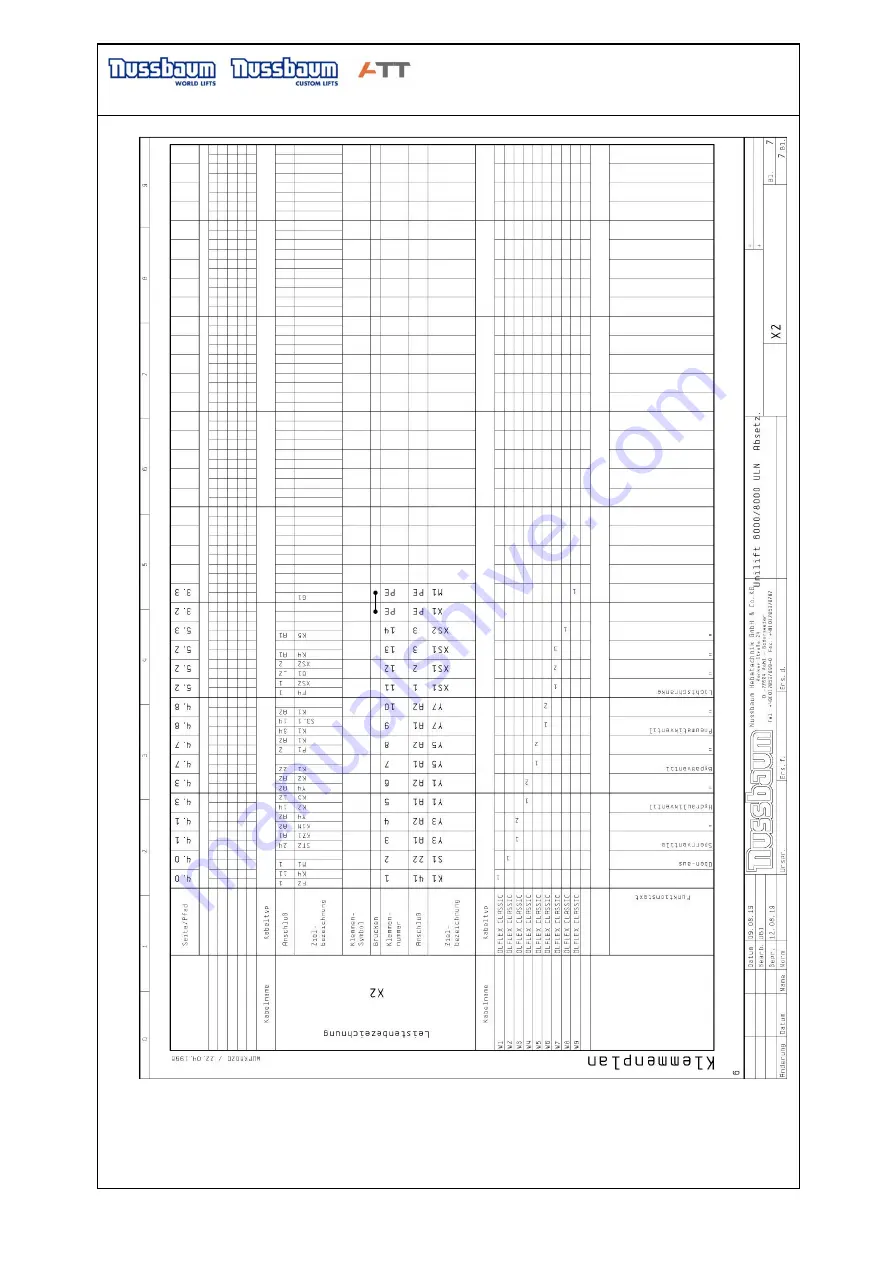 ATT Nussbaum UNI LIFT 6500 Operating Instruction And Documentation Download Page 39