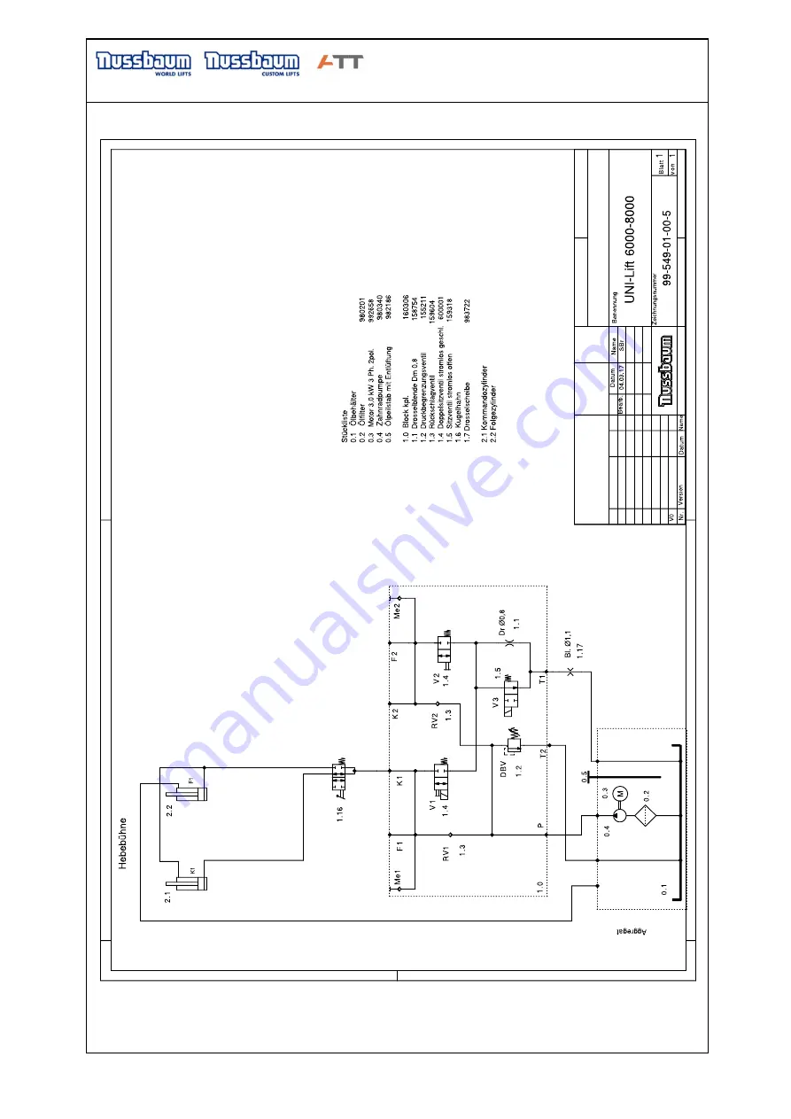 ATT Nussbaum UNI LIFT 6500 Скачать руководство пользователя страница 40