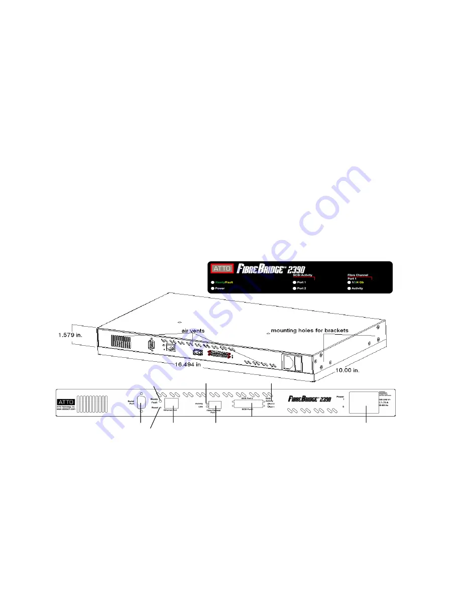 ATTO Technology FibreBridge 2390C Скачать руководство пользователя страница 11