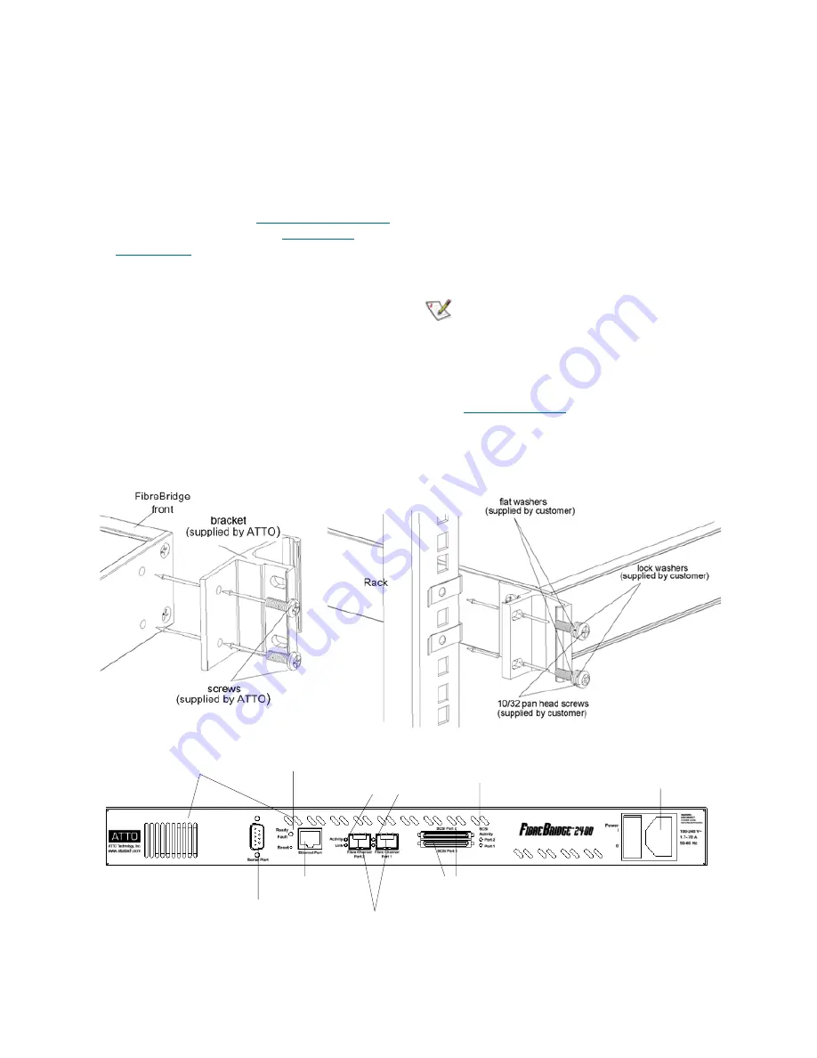 ATTO Technology FibreBridge 2390C Installation And Operation Manual Download Page 19