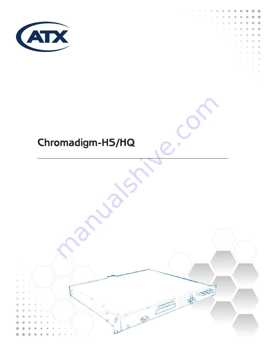 ATX Chromadigm-HQ Скачать руководство пользователя страница 1