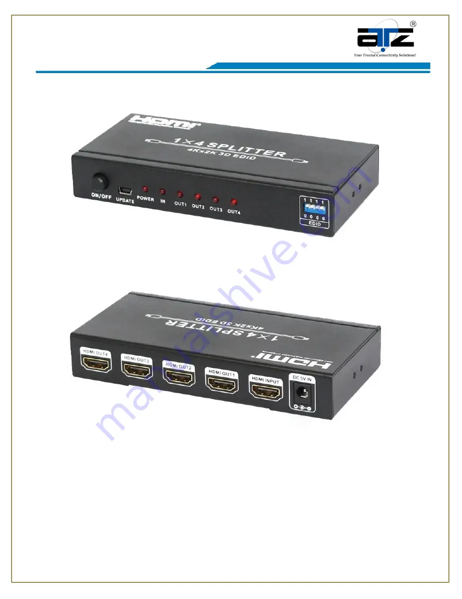 ATZ ATZ HDMI-144E Скачать руководство пользователя страница 1