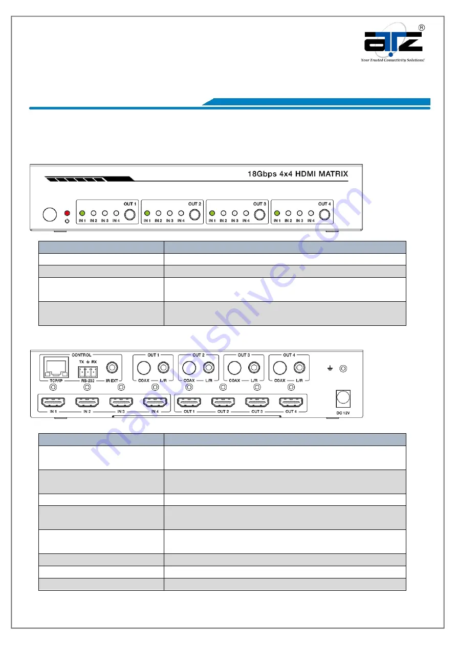 ATZ HDMI-V2-44P Manual Download Page 4