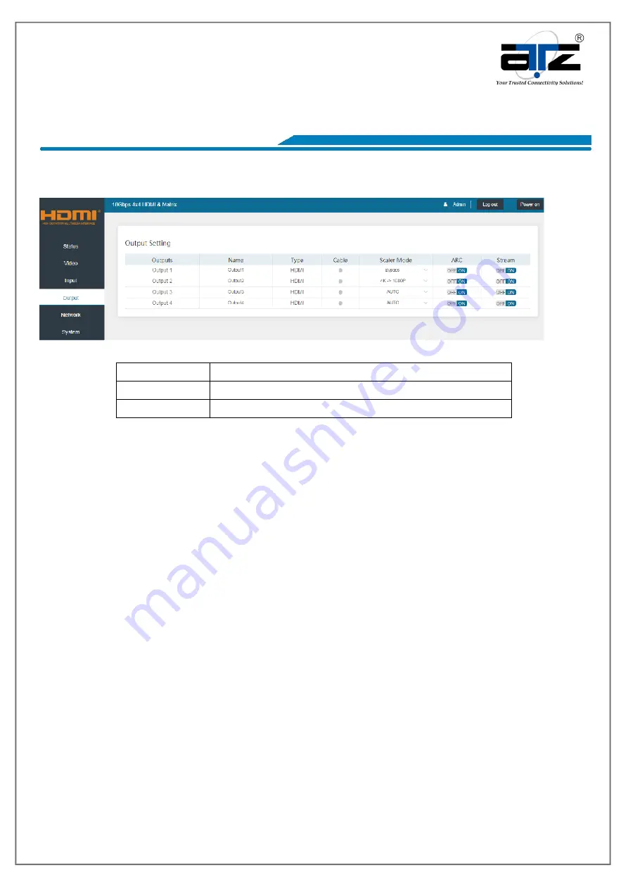 ATZ HDMI-V2-44P Manual Download Page 12