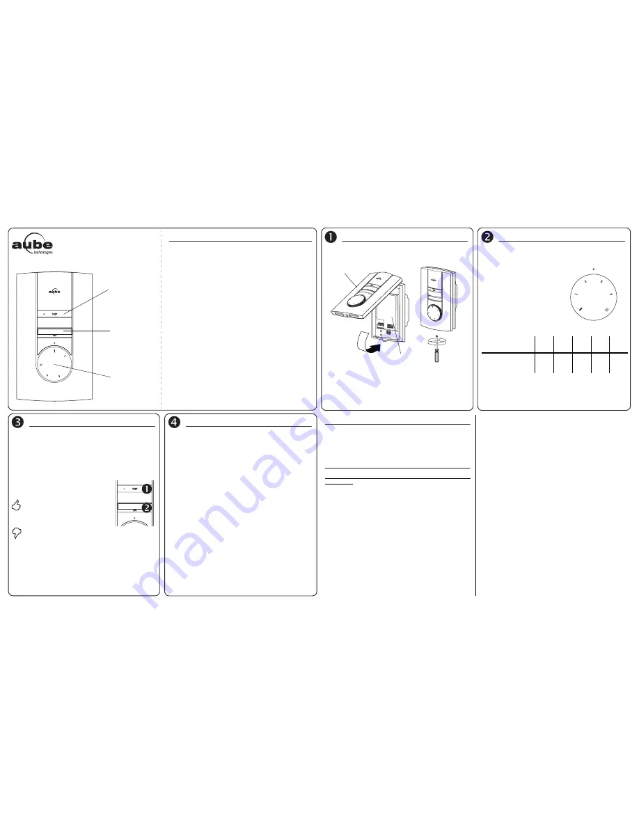 Aube Technologies TH113-R User Manual Download Page 1