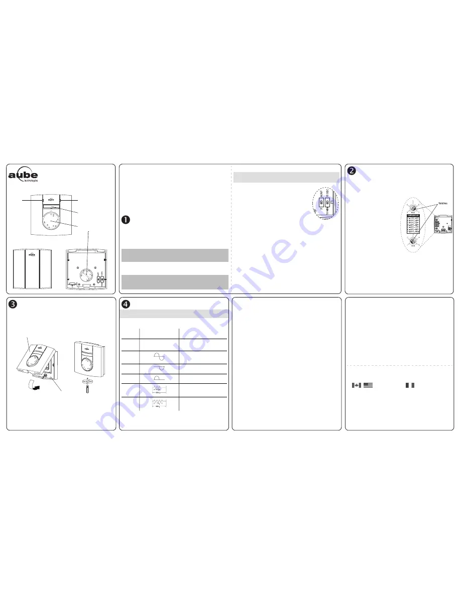 Aube Technologies TH131AF User Manual Download Page 1