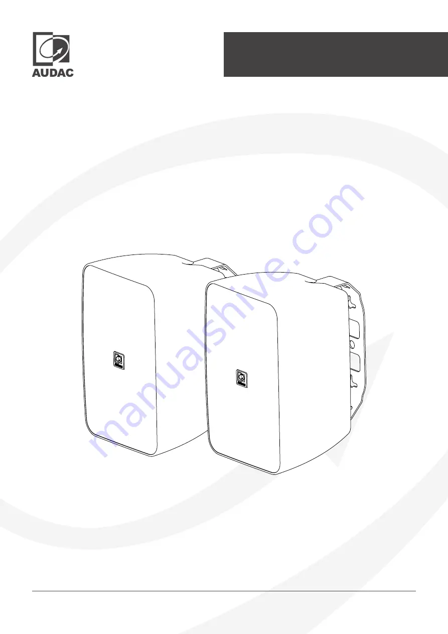 AUDAC ARES5A Скачать руководство пользователя страница 1