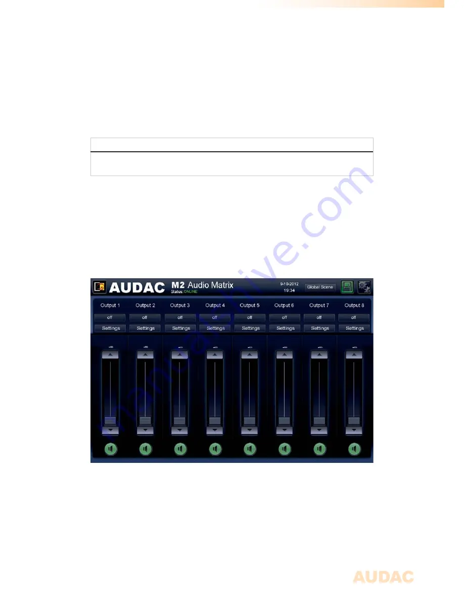 AUDAC M2 User Manual Download Page 21