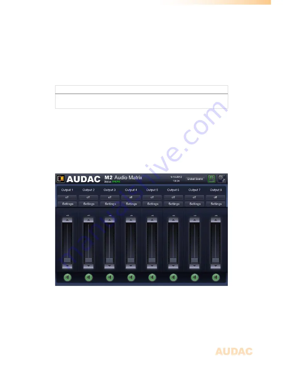 AUDAC M2 User Manual Download Page 101