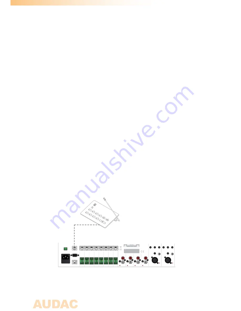 AUDAC mpx User Manual Download Page 12