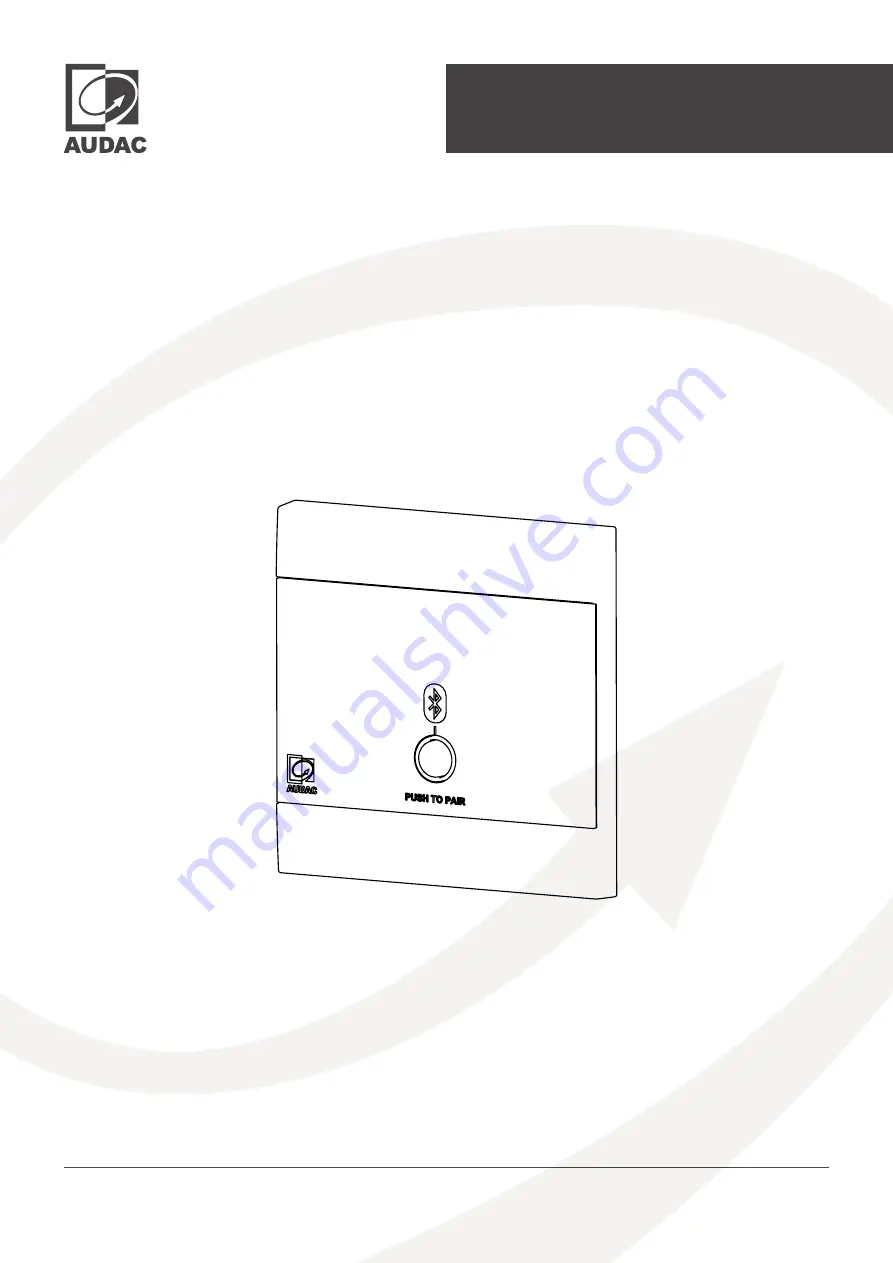 AUDAC WP220 User Manual Download Page 1