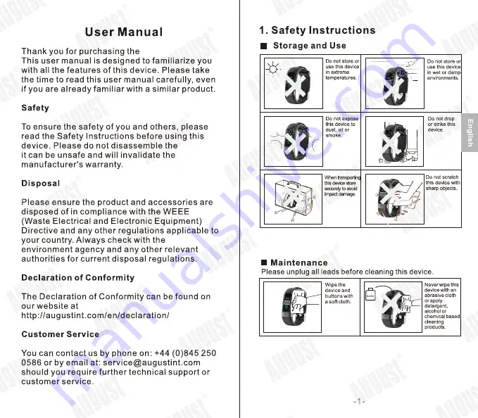 AUDAR 5053047009234 User Manual Download Page 2