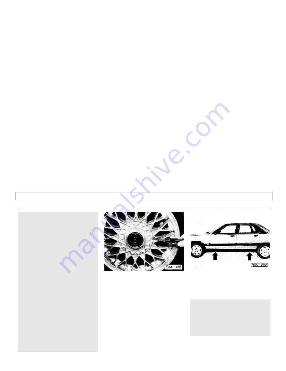 Audi 100 Quattro Owner'S Manual Download Page 135