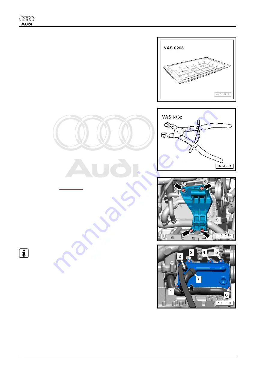 Audi 2003 A8 Workshop Manual Download Page 212