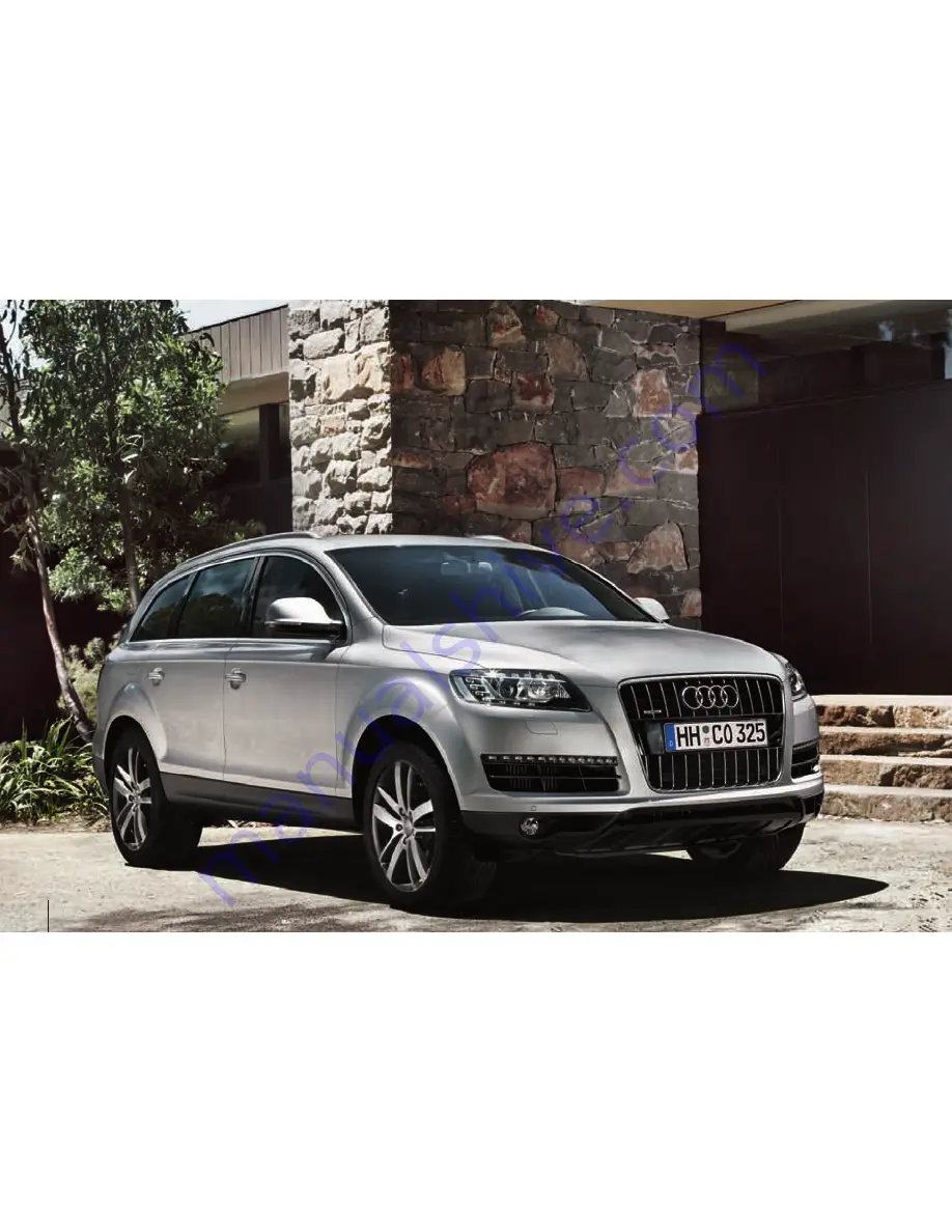 Audi 2009 Q7 Скачать руководство пользователя страница 3