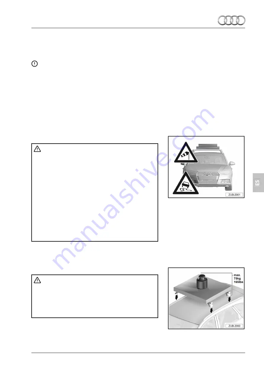 Audi A3 Sportback 2013 Manual Download Page 76