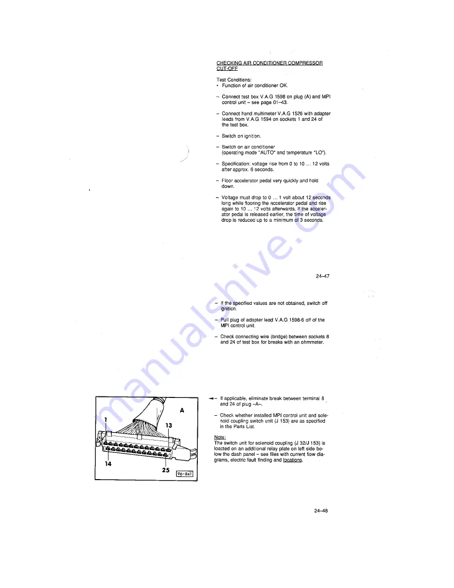 Audi Audi 80 1987 Workshop Manual Download Page 48