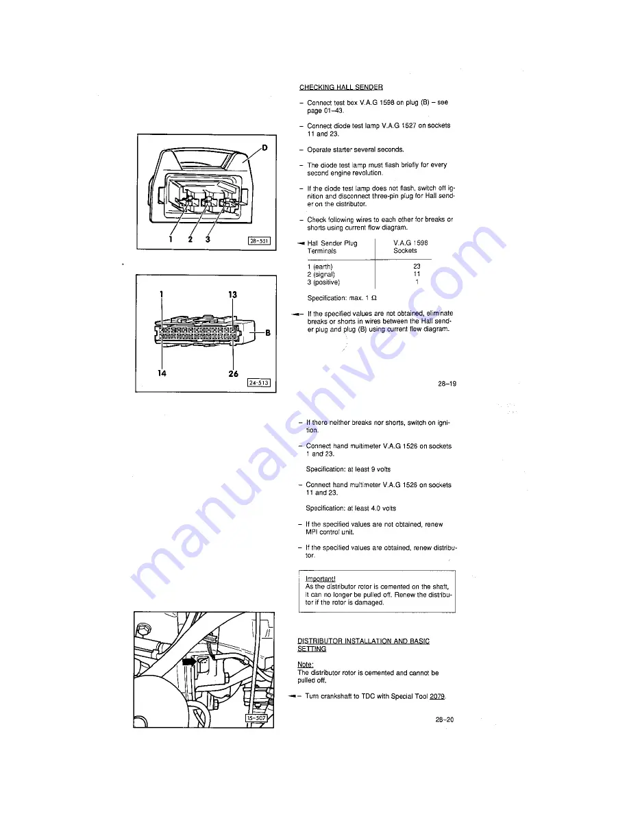 Audi Audi 80 1987 Workshop Manual Download Page 62