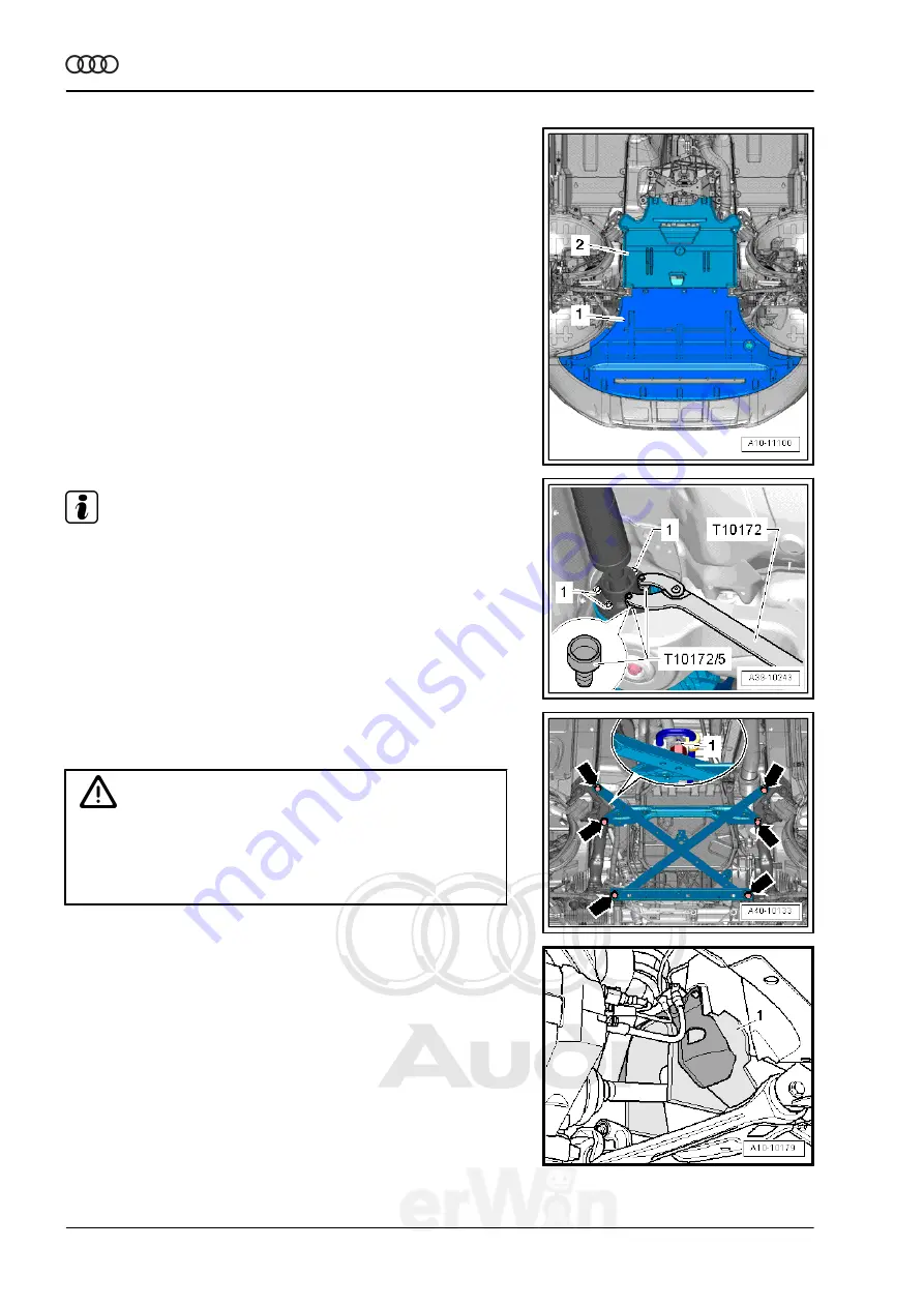 Audi Q5 2008 Repair Manual Download Page 70