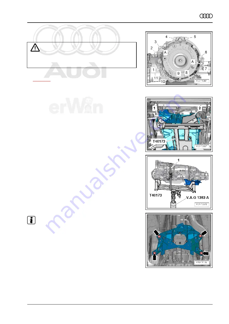 Audi Q5 2008 Repair Manual Download Page 83