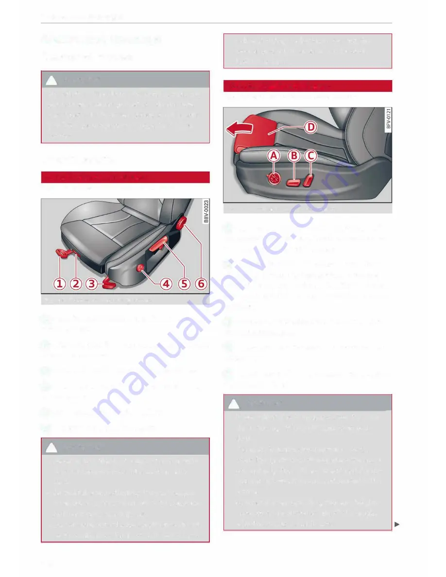 Audi TT Coupe 2014 Owner'S Manual Download Page 48