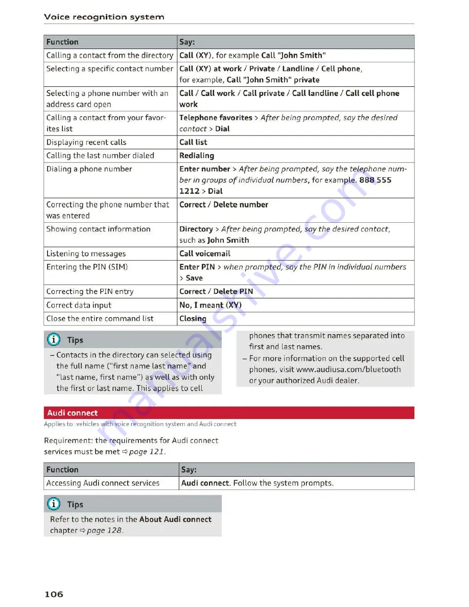 Audi TT Coupe 2016 Owner'S Manual Download Page 108