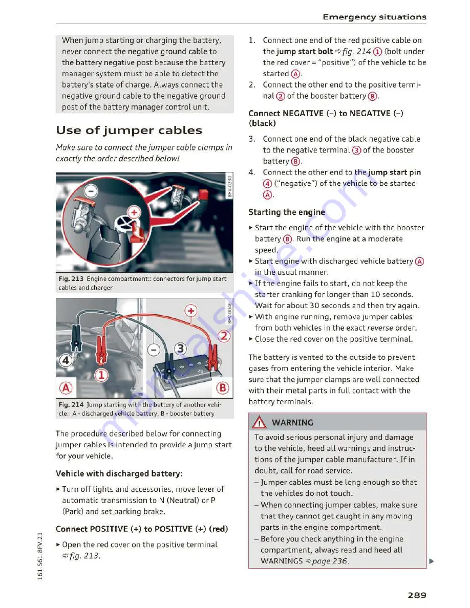 Audi TT Coupe 2016 Owner'S Manual Download Page 291