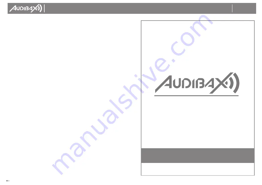 Audibax Kansas User Manual Download Page 1