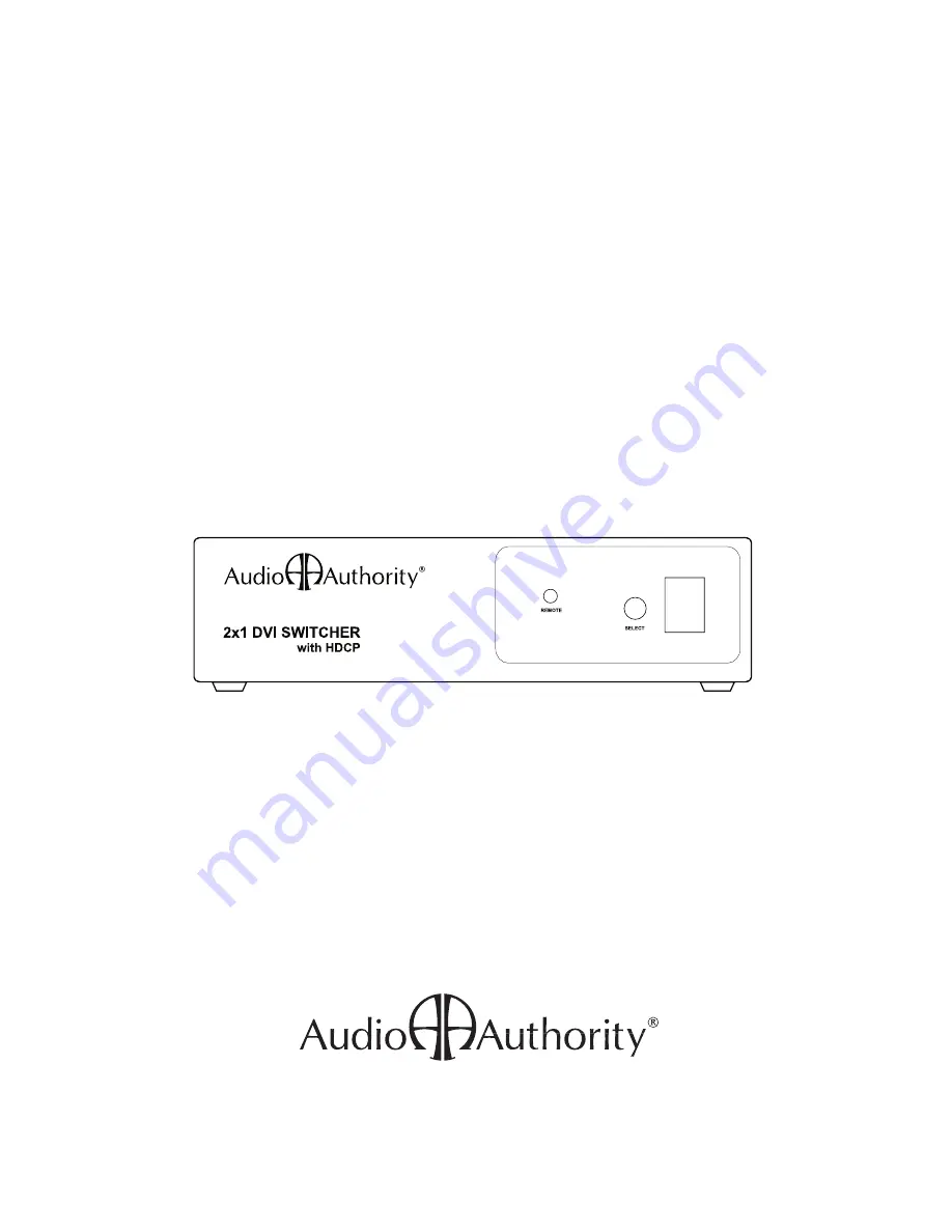 Audio Authority 1332 User Manual Download Page 1