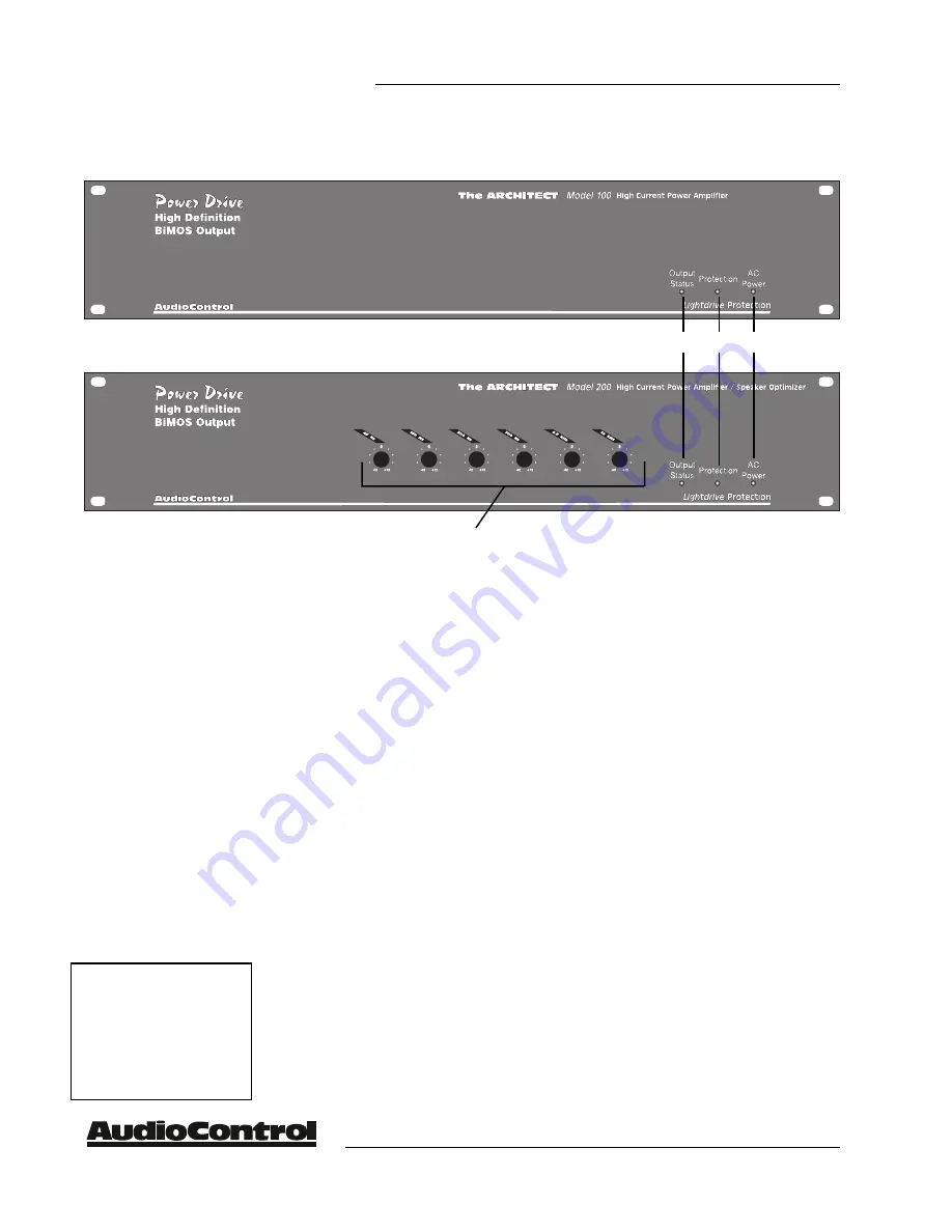 Audio Control Architect 100 Скачать руководство пользователя страница 8