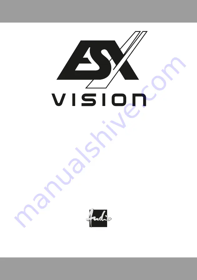 Audio Design ESX Vision VS1100P Manual Download Page 8